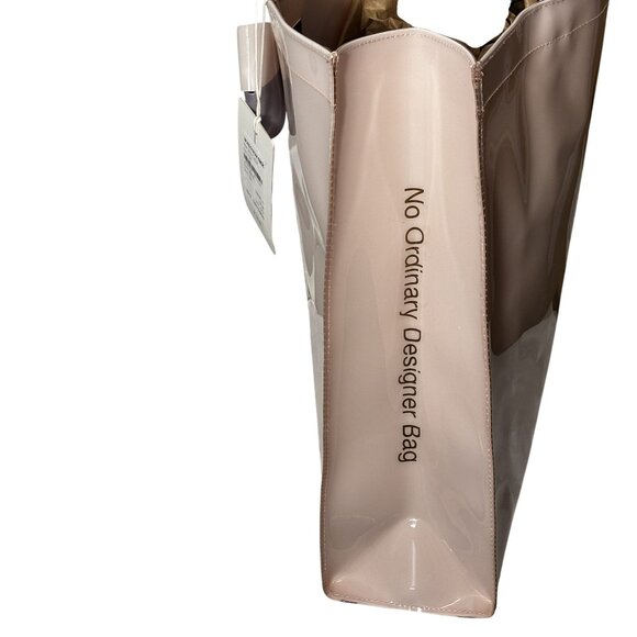 Ted Baker Pale Pink Bow Icon Tote Bag With Inner Zip Pocket & Top Handles - Picture 5 of 8